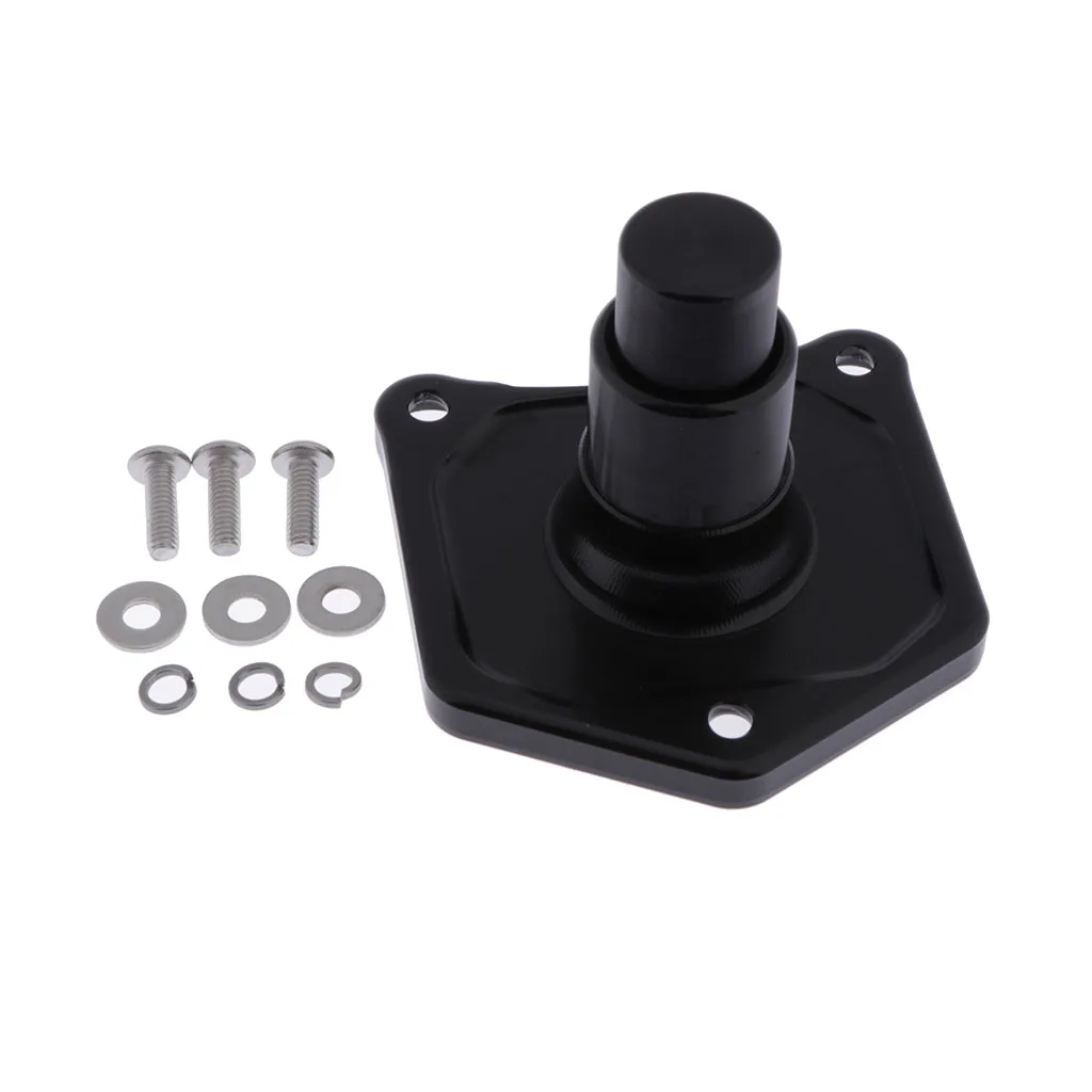 Black solenoid push button starter for Harley 91 17 EVO TWIN CAM 17762