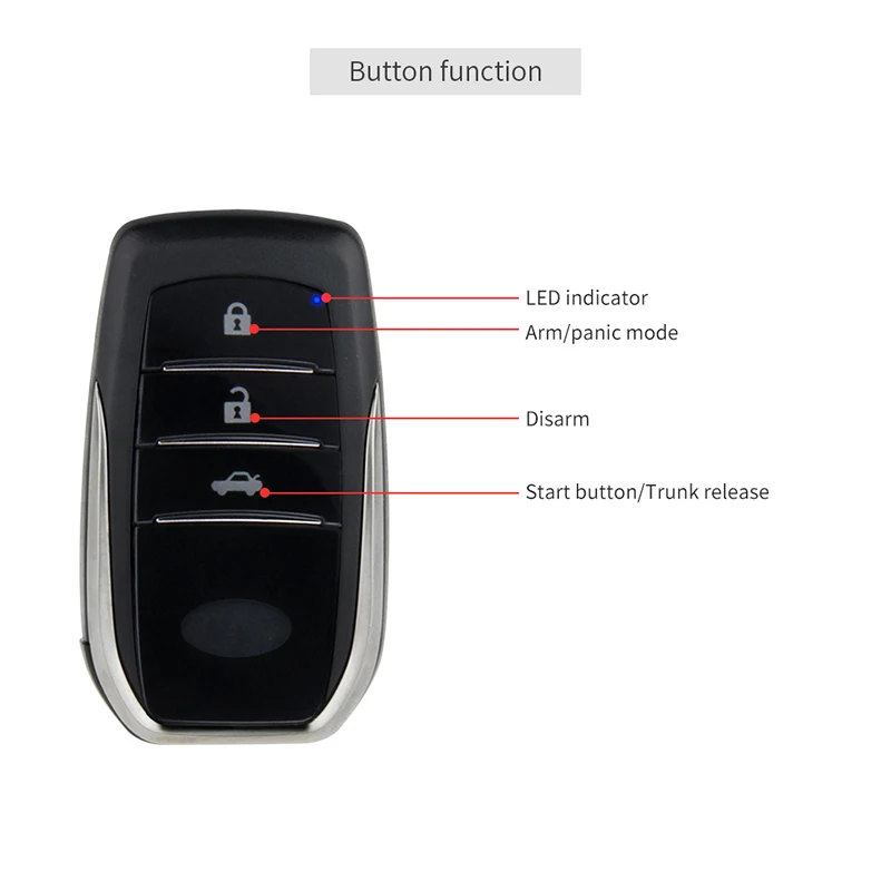US $173.98 EASYGUARD Plug Play CAN BUS fit for TOYOTA COROLLA 20102020 push button start PKE car alarm system smart key remote starter