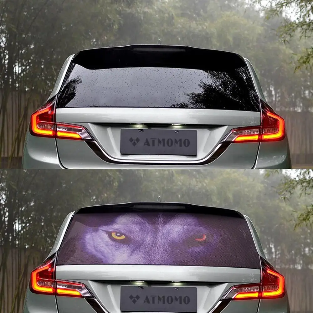 Wolf Howling Moon Sticker VINYL DECAL Window PC Case Halloween Horror Car