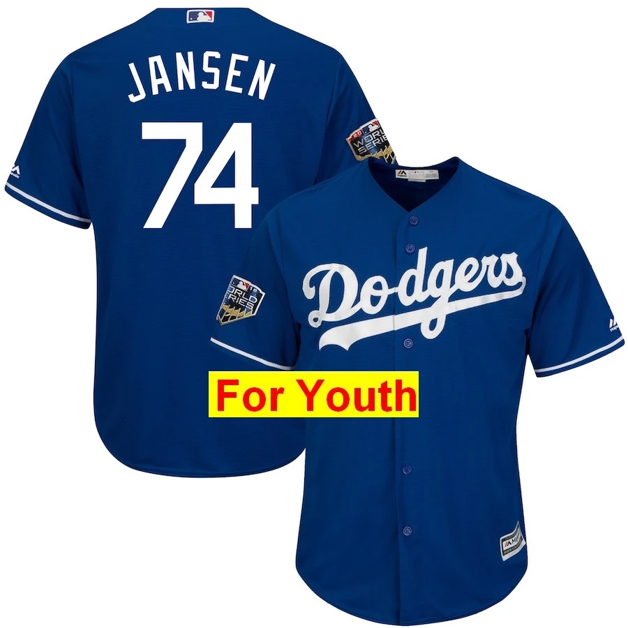 Серый Молодежная Джерси#8 Manny 27 Matt Kemp 74 Jansen 13 Max Muncy 66 Yasiel Puig World - Цвет: Серый