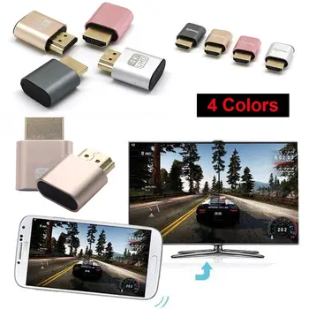 

High Quality Mini VGA Virtual Display Adapter HDMI 1.4 DDC EDID Dummy Plug Display Emulator