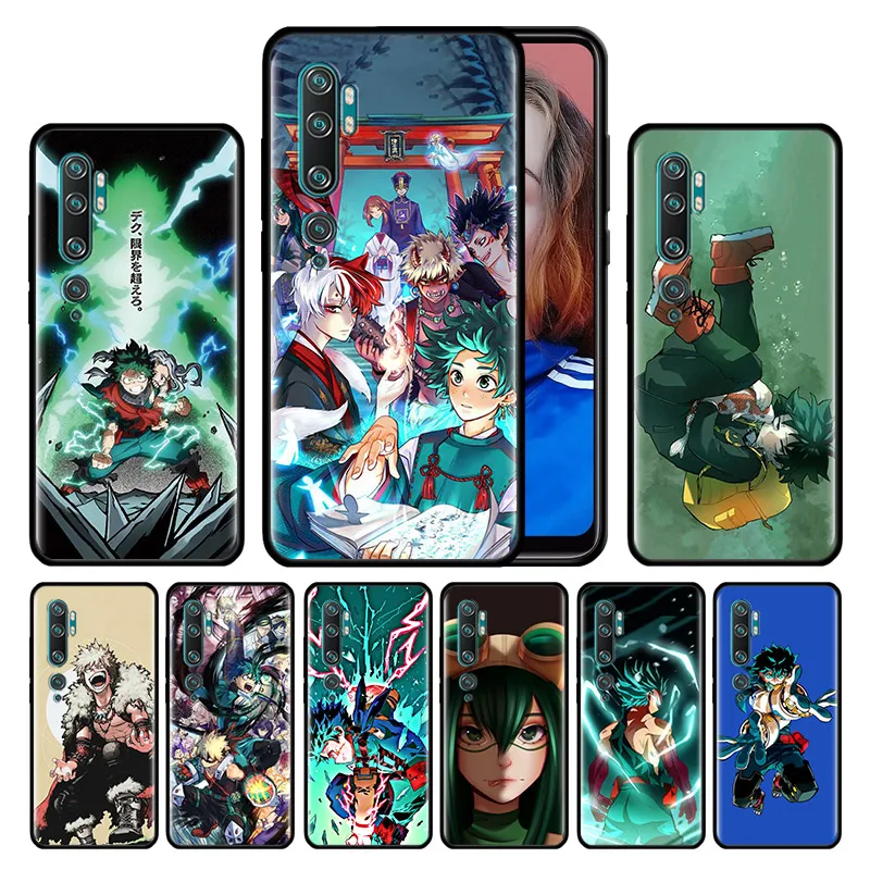 Чехол Boku No My Hero academic для Xiaomi Mi A1 A2 5X 6X 8 9 9SE 9T CC9E Note 10 Lite Poco M2 Pro 5G|Бамперы| |
