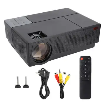

Portable Projector Portable LED Light + LCD Panel 1920x1280 with Remote Control EU Plug 90-240V home projector