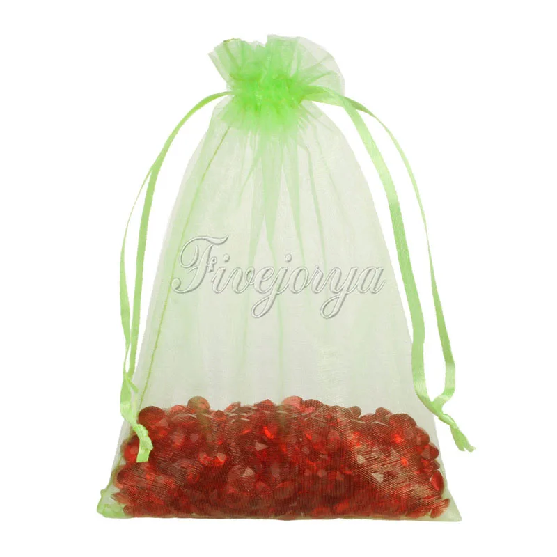 100 шт. прозрачные сумки из органзы 10 х15 см|bag a|bag fbag for |