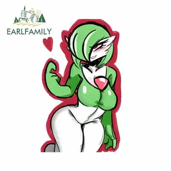 

EARLFAMILY 13cm x 7.9cm for Gardevoir Car Stickers Vinyl Waterproof Funny Graffiti Sticker Decal Suitable for GTR EVO SX