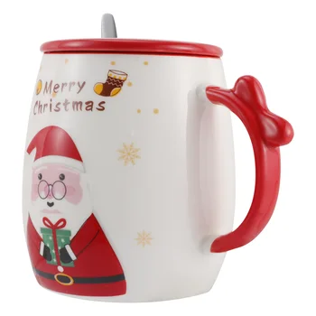 

1 Pc Ceramic Mug Cup Ceramic Cup Christmas Mug Cup Santa Clause Mug Cup for Gift Bar