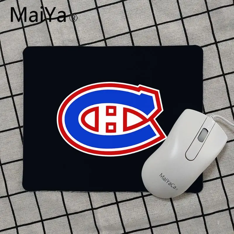 Maiya высокое качество Montreal Canadiens ледяной хоккейный коврик для мыши геймерская игра коврики Лидер продаж подставка под руку мышь - Цвет: No Lock Edge18x22cm