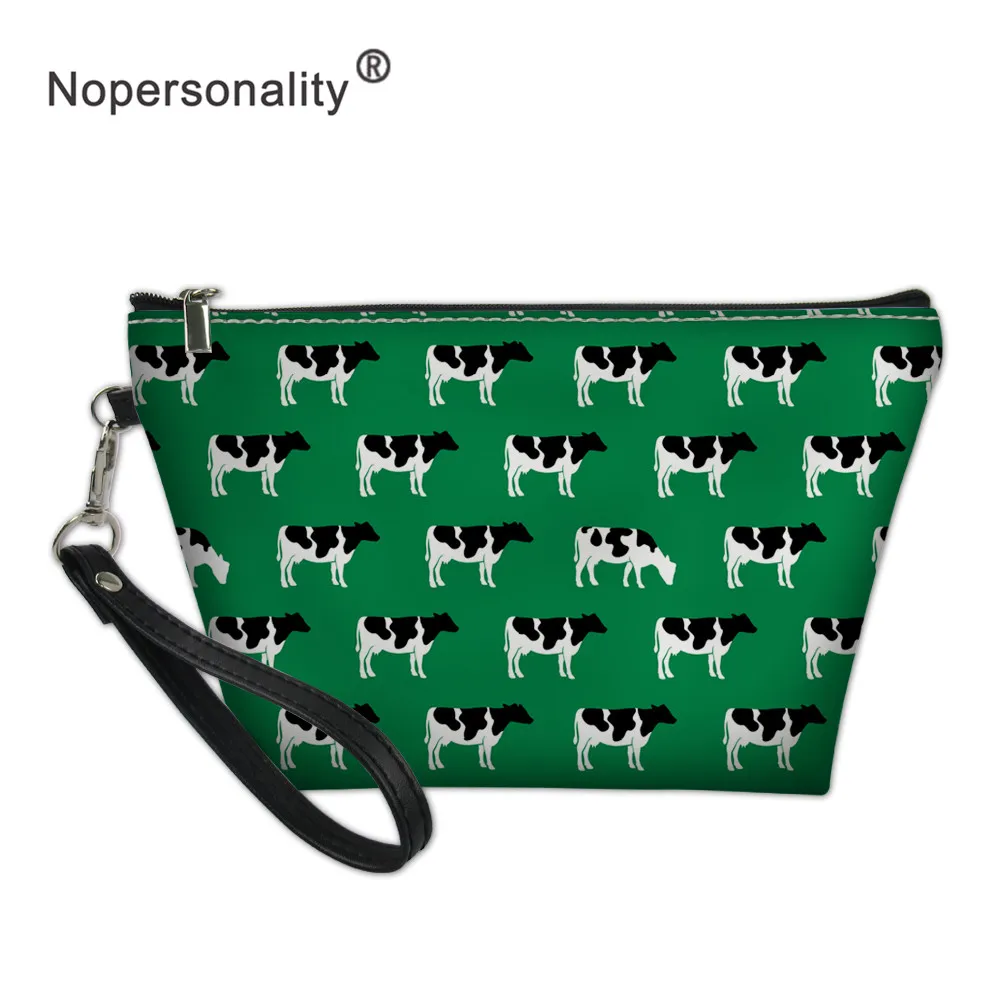 Nopersonality, с милым принтом, коровья кожа, косметичка для женщин, водонепроницаемая, женская, для путешествий, косметичка, моющаяся сумка - Цвет: Z3633Z8