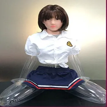 

65CM Transparent inflatable female mannequin body for men,Inflatable shooting maniqui for clothes,upper body,C979