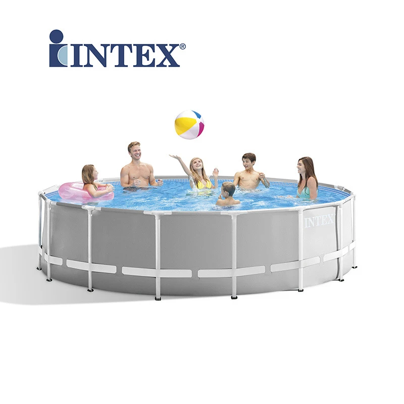 conjunto intex 549 122 cm para piscina armacao redonda lagoa e piscina bomba de filtro b32001