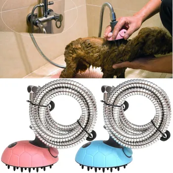 

Puppy Bathing Suit Rubber Hose Massager Shower Heads for Pet Dog Cat Sprayers Pets Dogs Bathing Device Dog Bath Sprayers