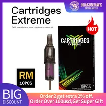 10 шт иглы картриджа татуировки круглые Изогнутые Magnum RM стерильные одноразовые иглы Поставки