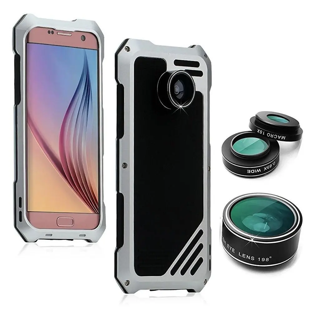 Phone case For Samsung S7 S8 S8plus s9 s9plus with Mobile Phone camera Lens Waterproof phone cover case For Samsung Anti-knock