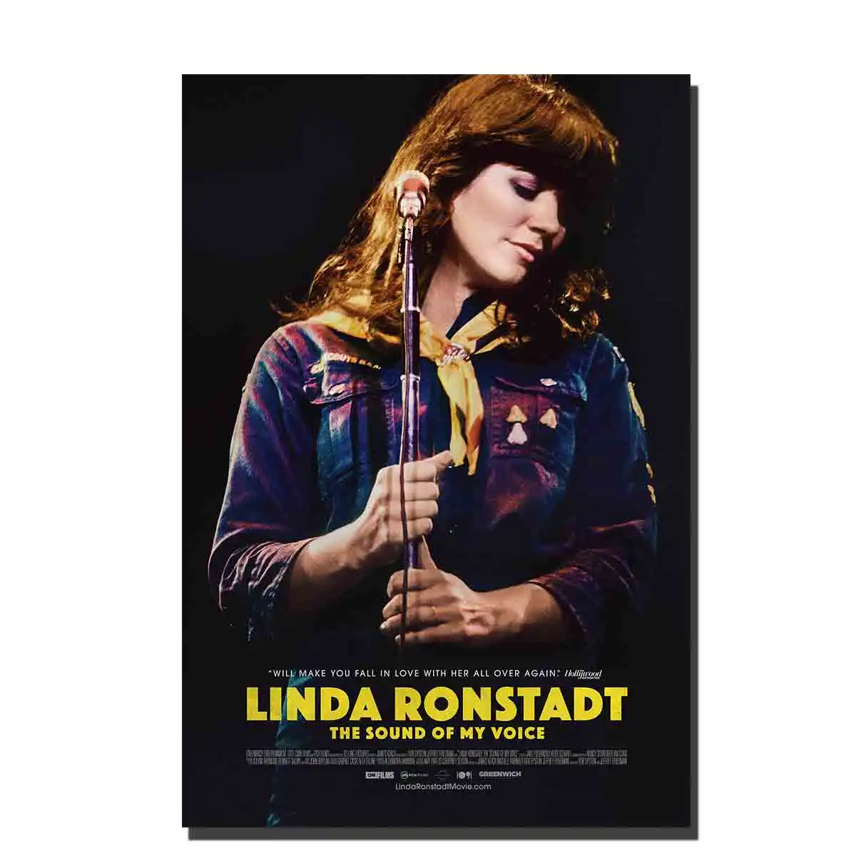 C458 Линда ronstadt звук моего голоса фильм художественные плакаты и принты настенные