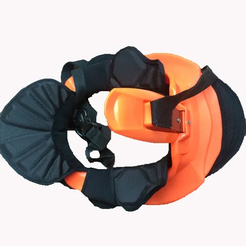Защита для мотокросса на шею, защита вокруг, защита для езды на велосипеде, мотоцикл, 4 размера вместе - Цвет: Оранжевый