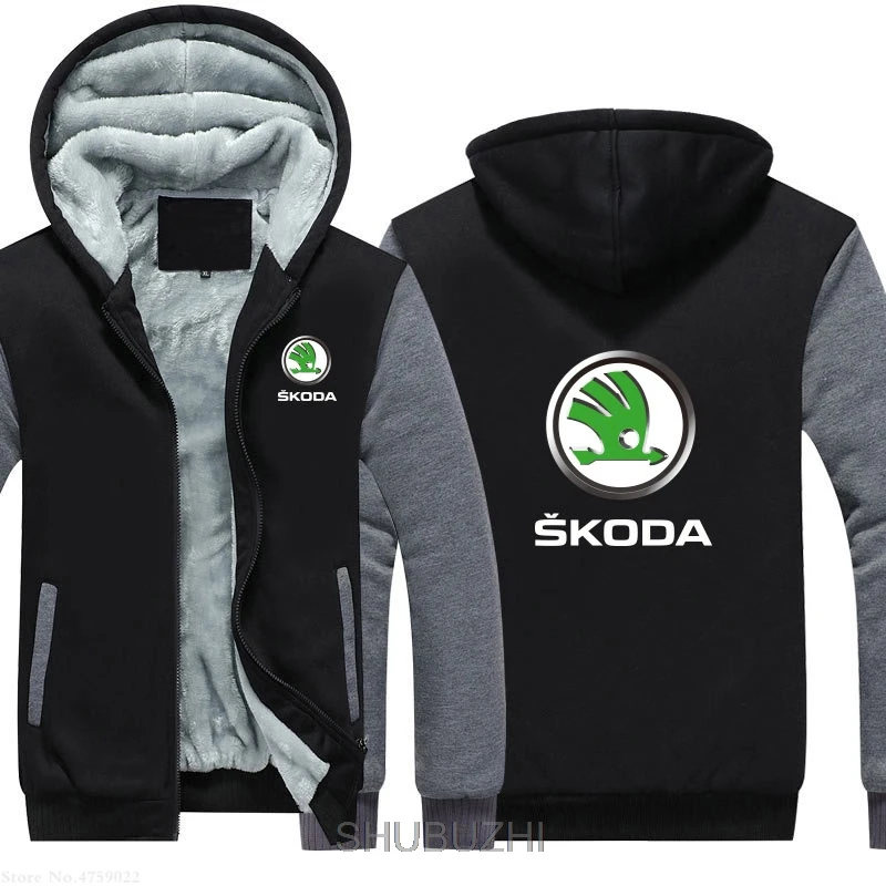 Velvet плюс бархатная утепленная мужская Толстовка Skoda мужское зимнее пальто плюс размер зимние теплые мужские куртки Прямая
