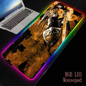 

The Legend of Zelda RGB Gaming Large Mouse Pad Gamer Led Computer Mousepad with Backlight Carpet for Keyboard Desk Mat