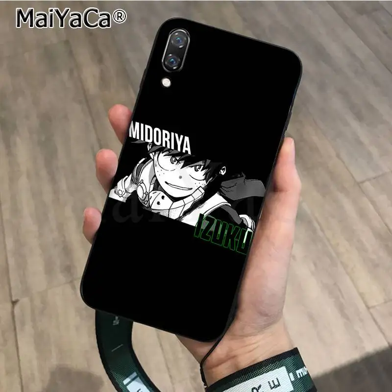 MaiYaCa моя геройская Академия Midoriya Izuku чехол для телефона Huawei P9 10 lite P20 pro P30 Psmart mate 20
