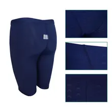 Быстросохнущая Для мужчин Плавание одежда Водонепроницаемый длинные багажник Для Мужчин's Плавание помех плюс Плавание Мужские Шорты для купания