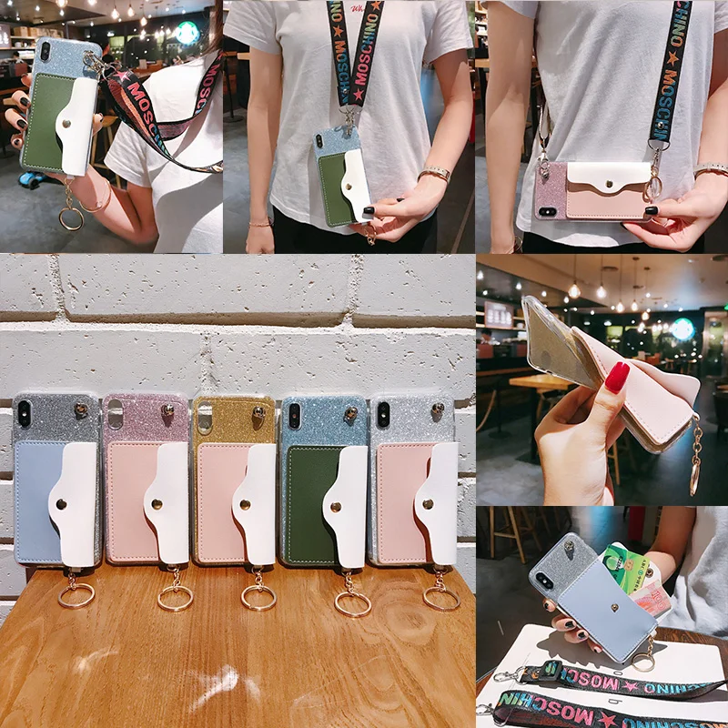 

Wrist Strap Wallet Case For Asus Zenfone Go TV Live ZB551KL ZE620KL ZA55KL AR ZS571KL ZB452KG Lanyard Cover