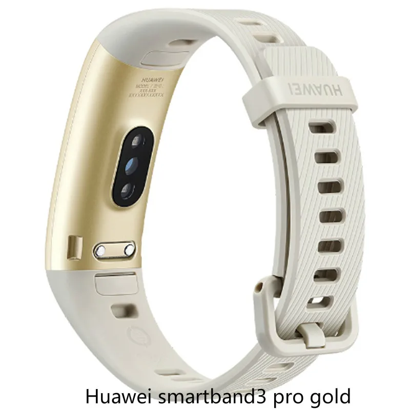 huawei Band 3 Pro Smartband gps металлический каркас Amoled Полноцветный Сенсорный экран плавать ход датчик сердечного ритма сна - Цвет: band3 pro  gold
