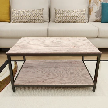 Wood Accent Coffee Table  1