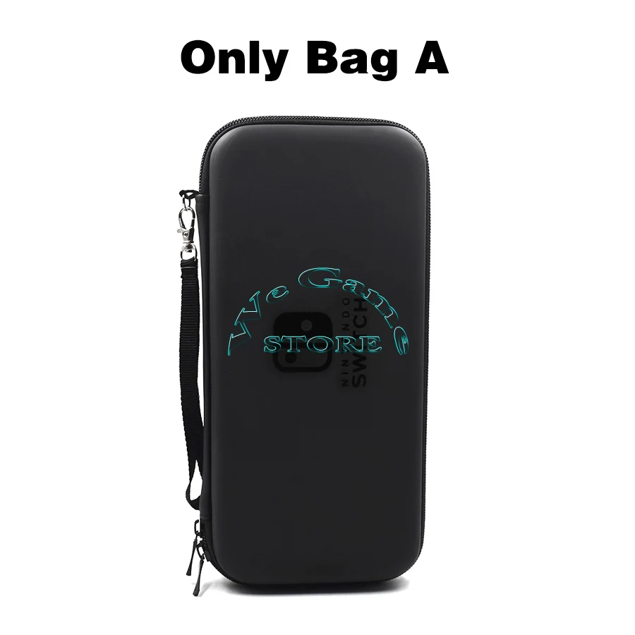 Only Bag A 5 в 1 Набор аксессуаров для переключателей: чехол с кристаллами и Защитное стекло для экрана и колпачки для джойстика - Цвет: Only Bag A