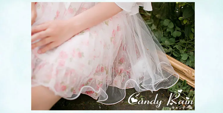 Принцесса сладкий Лолита конфеты дождь Солнцезащитная одежда листьев лотоса кружева кардиган рукав C22AB7135