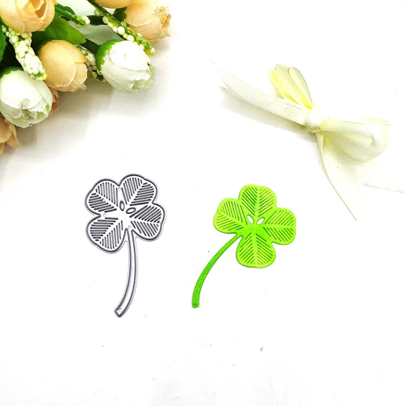 

Julyarts Four-leaved Clover New Cutting Dies for 2021 DIY Craft Scrapbooking Album Paper Card Embossing Decor Craft