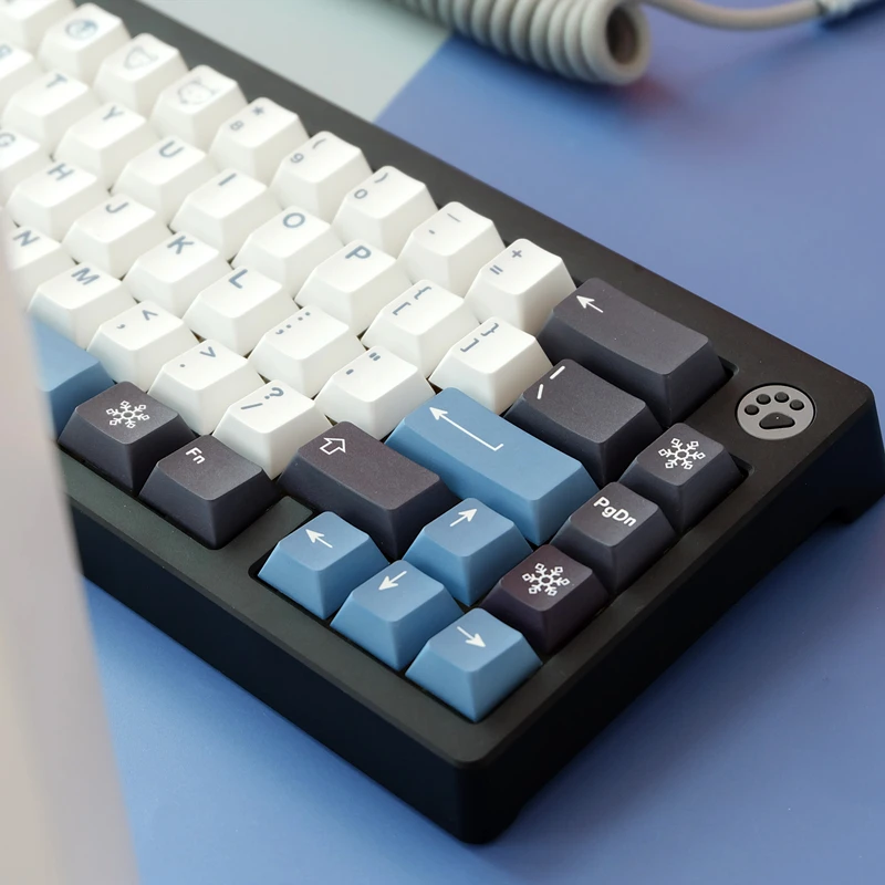 Conjunto Gmk Arctic Keycap Pbt Tintura Sublimação Keycaps Cherry Perfil Tampões Chaves com 1.75u 2u Mudança Iso Entrar 6u 6.5u 7u Barra de Espaço 1 - Imagem 2