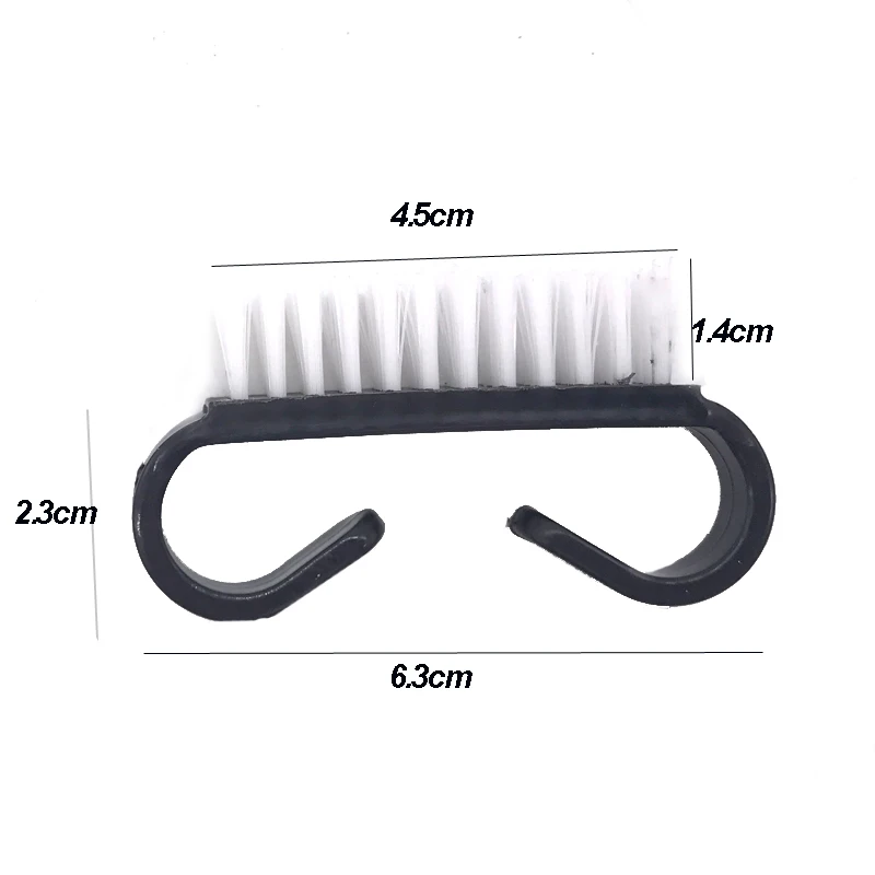 50/100pcs/lot Soft Remove Dust Manicure Tool For Nails DIY Professional Clear Plastic Nail Art Brushes Set Makeup Nail Care Tool 5