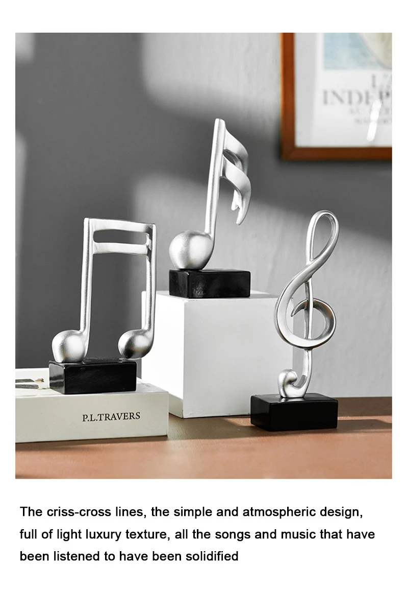 Musik Dekoration Noten Violinschlüssel