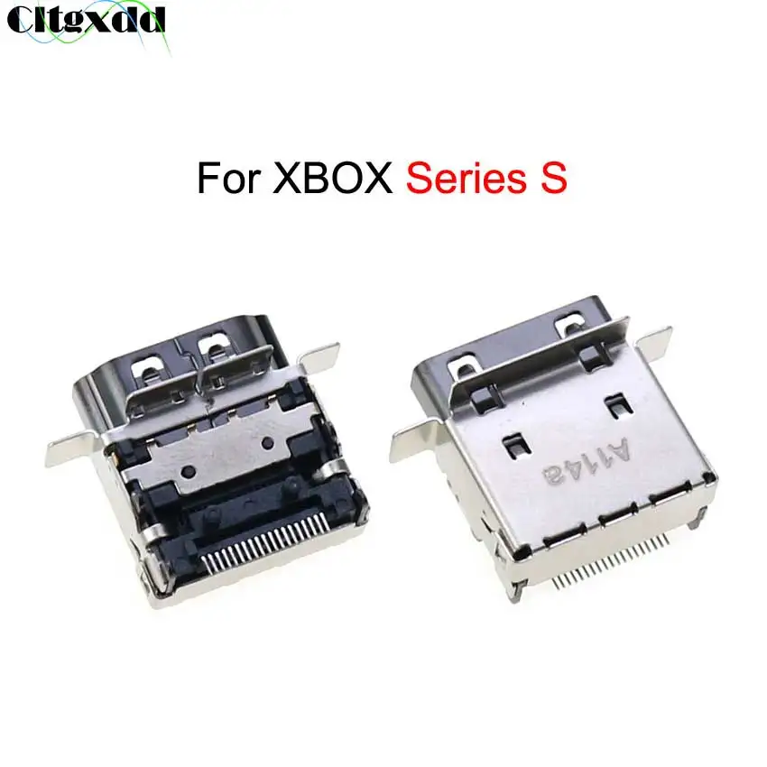 Cltgxdd 5PCS For XBOX Series X S HDMI-compatible Port Connector Socket Replacement For Microsoft Xbox One X S Slim 360
