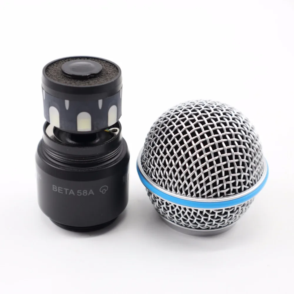 Новая замена шаровой головкой сетка микрофонная решетка с капсулой Для Shure SM58 SM58S SM58LC BETA58 BETA58A BETA PGX24 SLX24