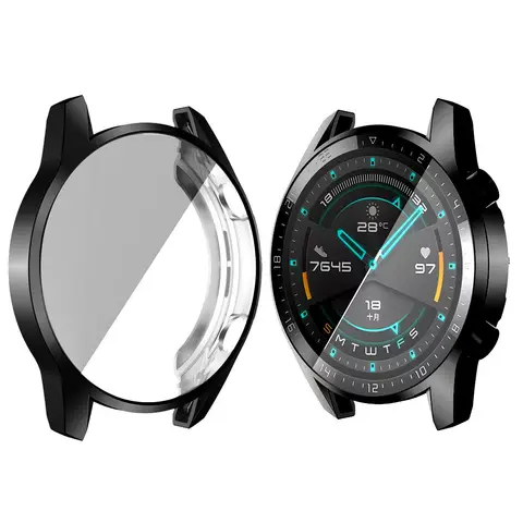 cover Case for HUAWEI watch GT 2 46mm strap band soft Plated All-Around Screen Protector bumper huawei Watch 2 pro/GT2 46 mm