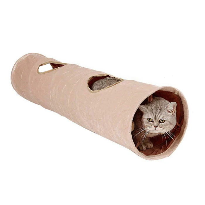 Pet туннель для кошек игрушки Кролик трубка складной 2 способ щенка Котенок Играть игрушки SEP99