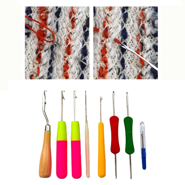 9 Pcs Bent Latch Hook Set Crochet Needle Dreadlocks Tool Knitting Crochet  Hooks Hair Extensions Tool For Braid - AliExpress