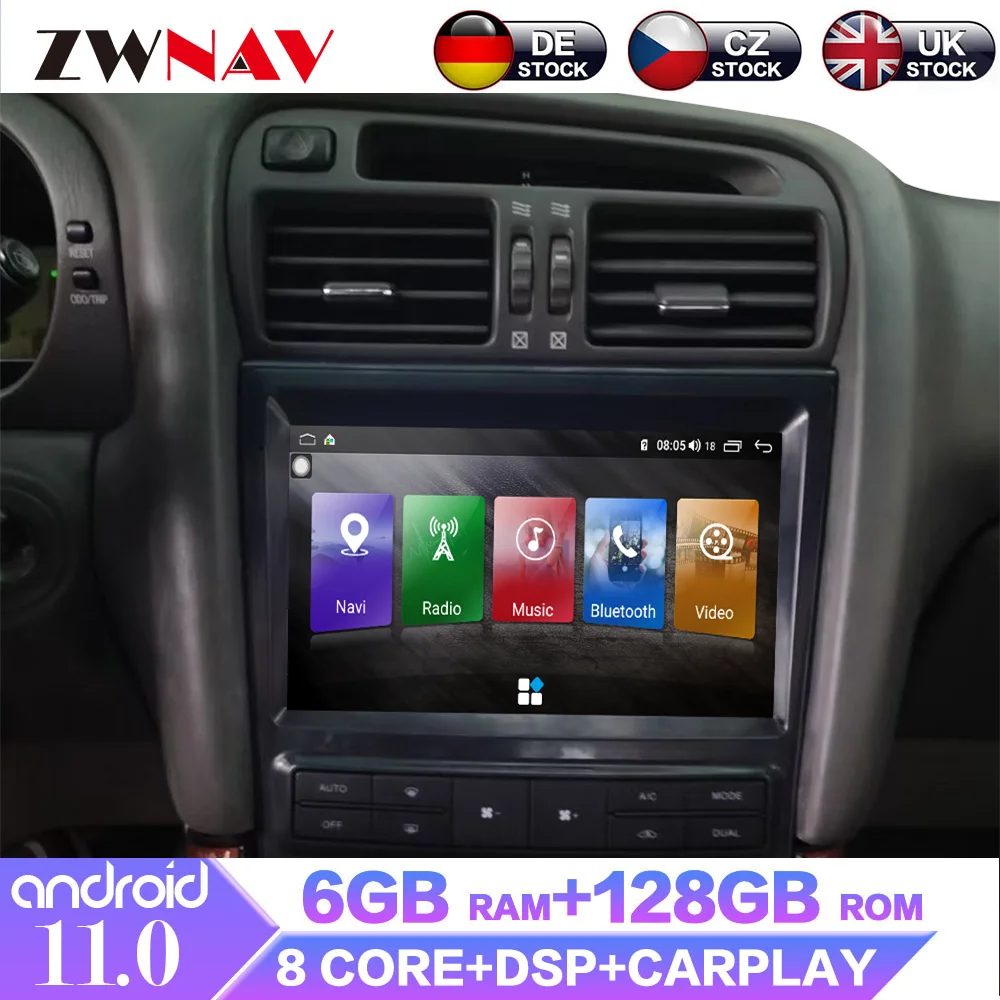 

Android 11 IPS Screen For Lexus GS300 2004 Car Radio Multimedia Video Stereo Player GPS Navigation No 2din DVD Head Unit Carplay