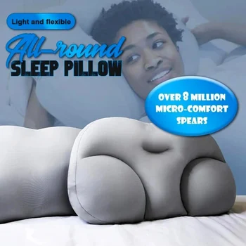 

3D All-round Clouds Pillow Multifunctional Sleeping Egg Pillow Memory Foam Soft Neck Pillow Relieve Pressure MYDING