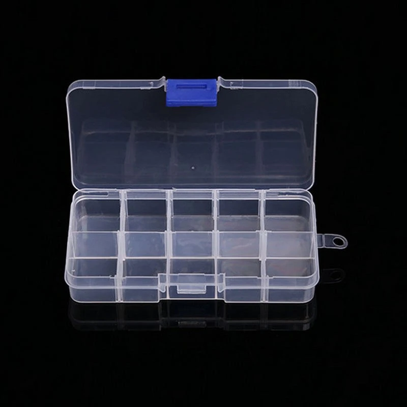 10/15/24/36Grid Compartment Organizer Plastic Box Jewelry Bead Storage Container 10/15/24/36Grid Compartment Organizer Plastic Box Jewelry Bead Storage Container