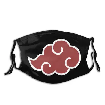 

Akatsuki Men Reusable Mouth Face Mask Naruto Anti Haze Dustproof Protection Cover Respirator Muffle Mask with Filters
