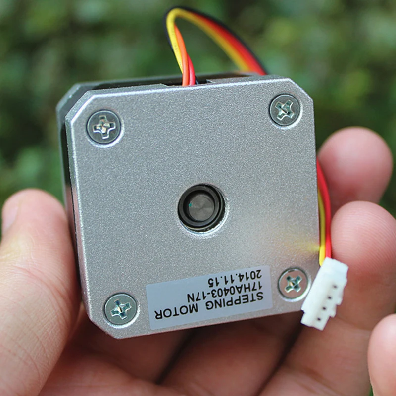 42 мм мини точность Шаговый двигатель 1,8 градусов 2-фазный 4-проводной шаговый двигатель шкив ЧПУ 3D-принтеры "сделай сам"