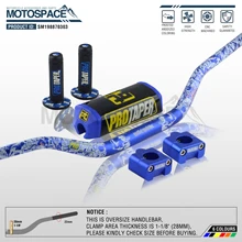 Руль для Pro Taper Pack Bar 1-1/" Mulisha ручка бар колодки Захваты Pit Pro Гонки Грязь велосипед ямы мотоцикл с адаптер cnc
