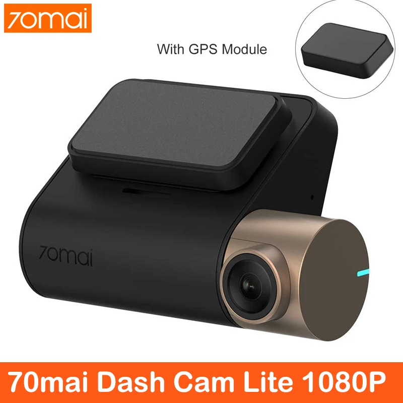 XiaoMi 70mai WiFi Dash Cam Lite 1080P Ultra HD Auto DVR 24 Ore di Parcheggio Monitor Con WIFI Auto DVR 1920 × 1080 500mAh FOV 130 Degr