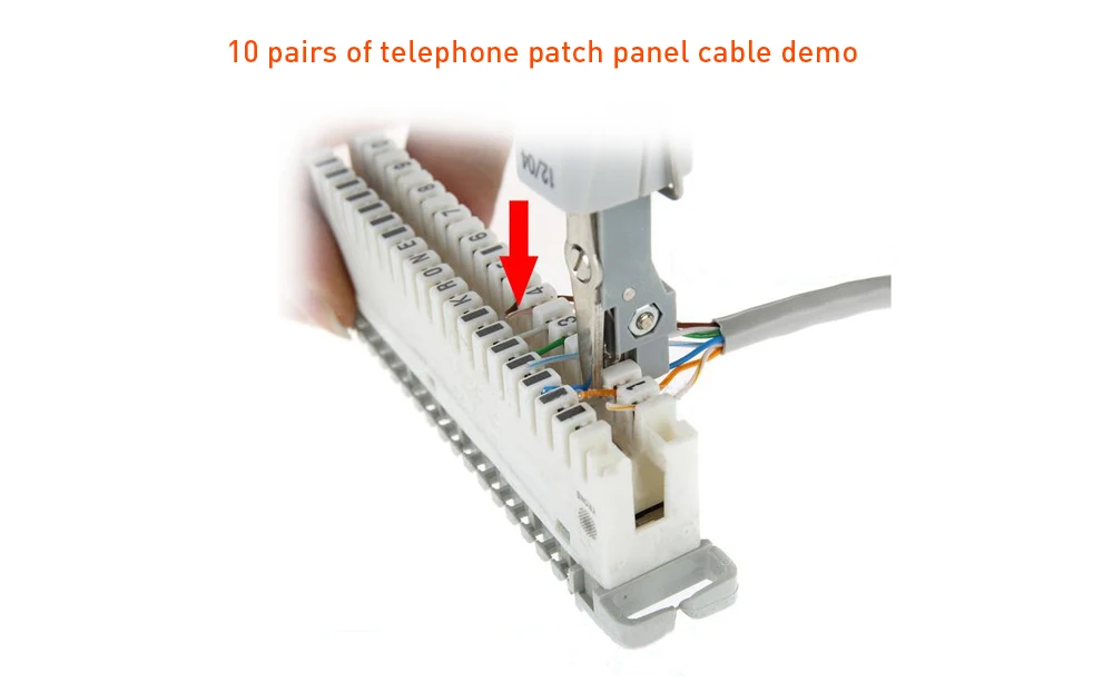 ethernet cable tracer TISHRIC Krone Portable RJ45 network cable Tester crimping tools RJ11 Cable Tracker Telecom Phone Wire For Telephone Patch Panel network cable repair maintenance tool kit