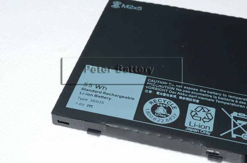 Оригинальный аккумулятор JIGU для ноутбука Dell 7 6 В 55 Вт/ч 0F1KTM 1W2Y2 F1KTM J60J5 Latitude14