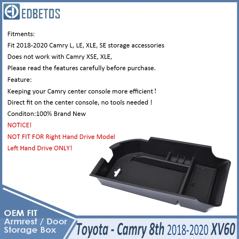 Подлокотник для автомобильных перчаток Camry органайзер подлокотник