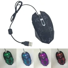 2400 dpi оптическая Регулируемая 6 кнопок Проводная игровая игра, мыши, мышь для портативных ПК LFX-ING
