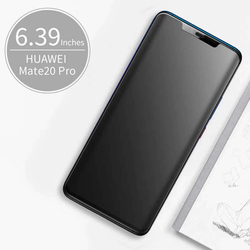 Матовая изогнутая CHYI для huawei mate 20 pro стеклянная Защитная пленка для экрана полная закаленная для huawei p30 mate 30 pro стеклянная Защитная пленка для экрана - Цвет: huawei mate 20pro