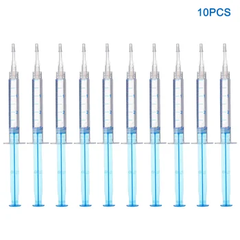 

10pcs/set 3ml Teeth Gel Easy Use Oral Care Painless No Sensitivity Stain Remover Bleaching With Peroxide Dental Tool